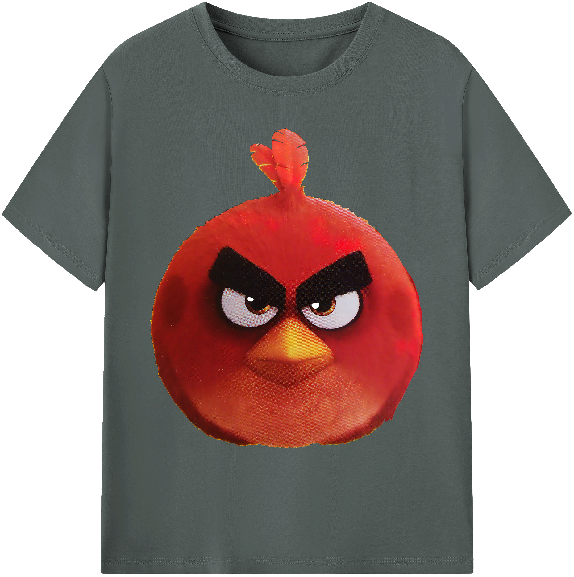 （画像用） Angry Birds アングリーバード 綿100％ メンズ半袖Tシャツ｜肌触りやわらか＆通気性
